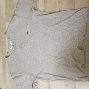 Lacoste Men's Double Face Cotton Henley T-Shirt